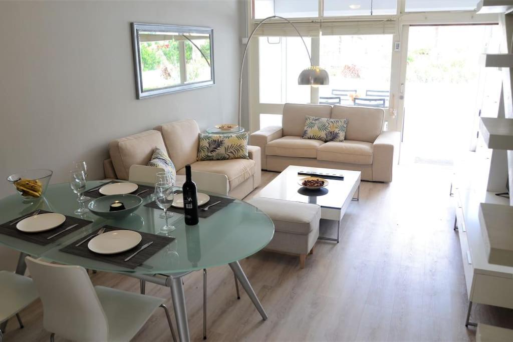 Apartamento Puerto Rico - Primera Linea De Playa Mogán Eksteriør billede