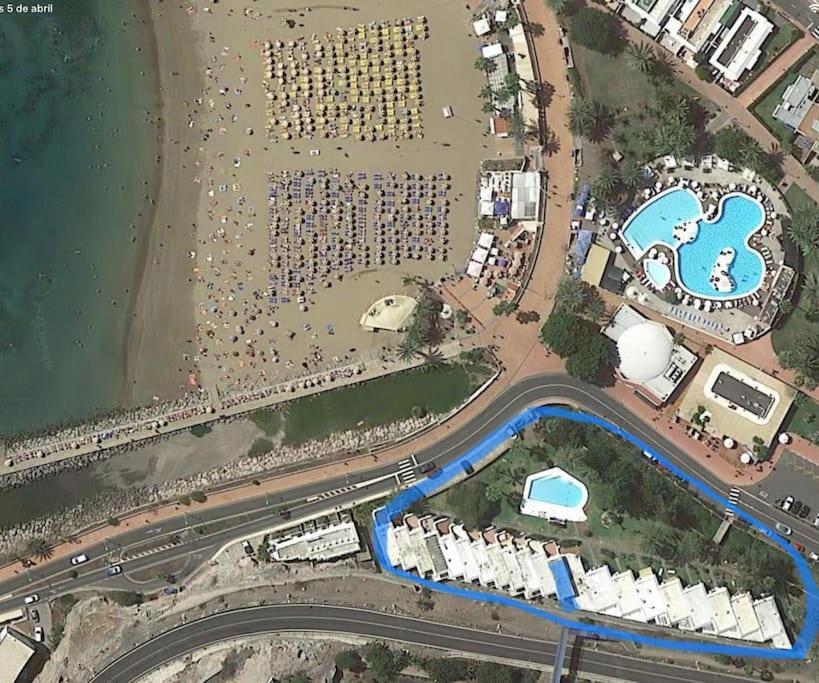 Apartamento Puerto Rico - Primera Linea De Playa Mogán Eksteriør billede